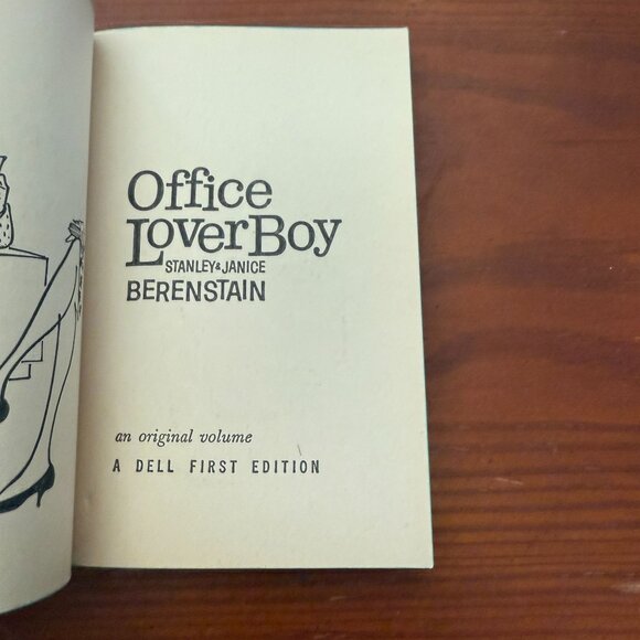 Stanley & Janice Berenstains Office Lover Boy First Edition 1962 Paperback Book - Picture 3 of 4